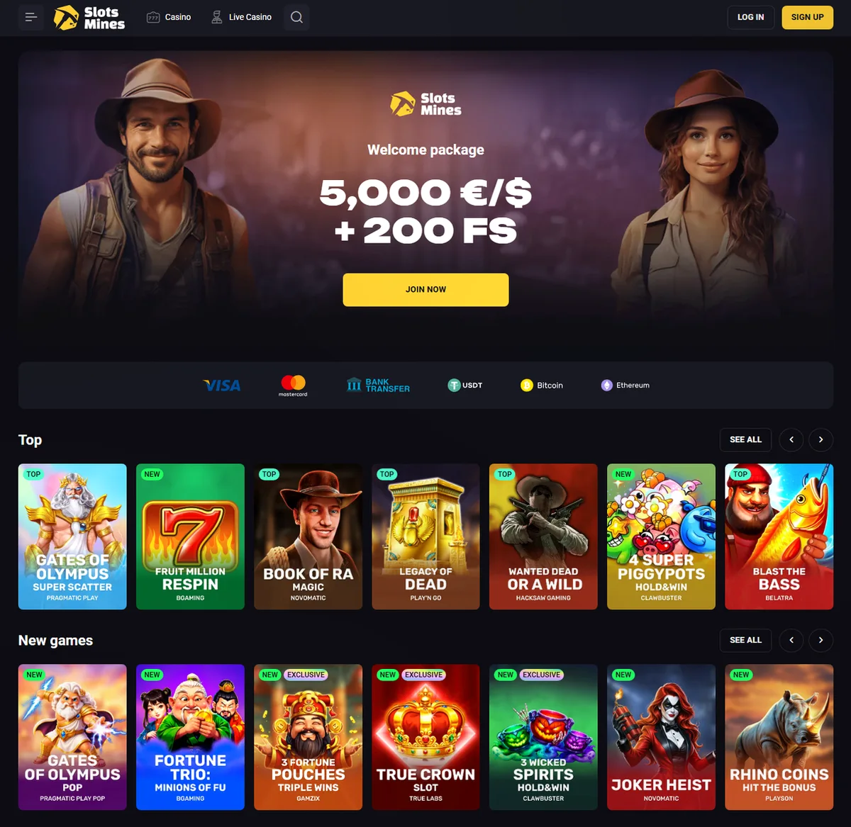 Slotsmines Casino
